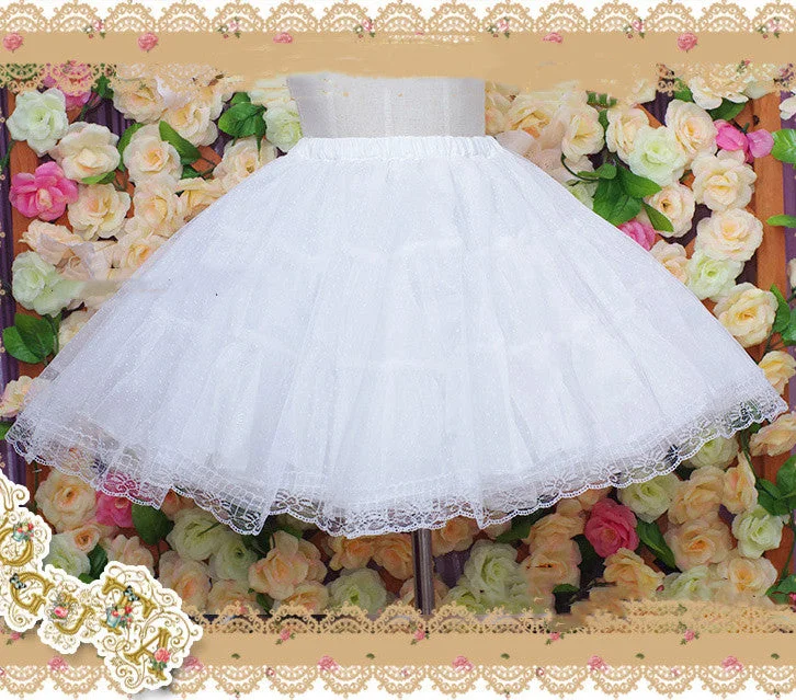 Boguta ~ 40cm 55cm A-line Soft Yarn 4 layers Lolita Petticoat